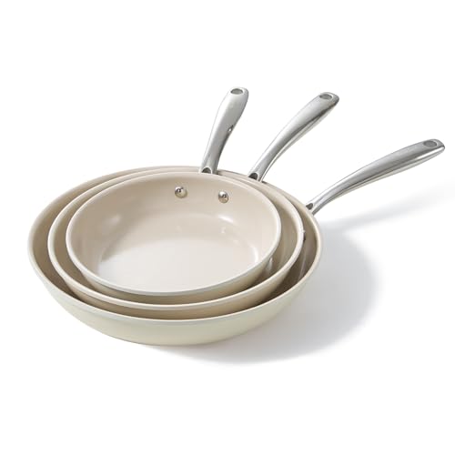 Redchef Pfannenset Keramik Induktion, Antihaft Bratpfannen 20 24 28 cm für alle Herdarten,...