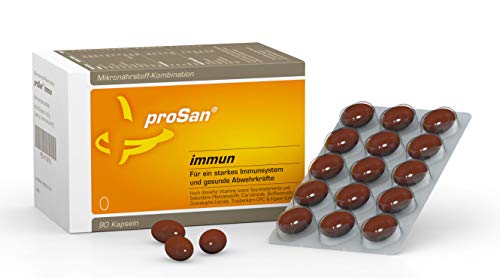 proSan Immun Kapseln (90 Kapseln) - Abwehrkräfte & Immunsystem stärken, Erkältung vorbeugen -...
