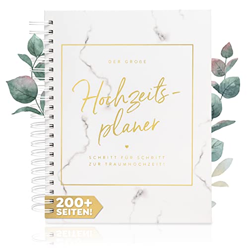 TWIVEE - Der große Hochzeitsplaner - Wedding Planner - deutsch - über 200 Seiten - Organizer mit...