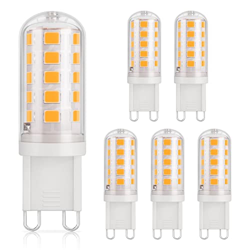 DiCUNO G9 LED Lampe warmweiß 3000K, LED Leuchtmittel 3W entspricht 30W-40W Halogenlampe, G9...