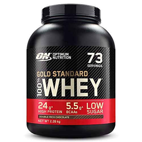 Optimum Nutrition Gold Standard 100% Molkenproteinpulver für Muskelaufbau und -regeneration mit...