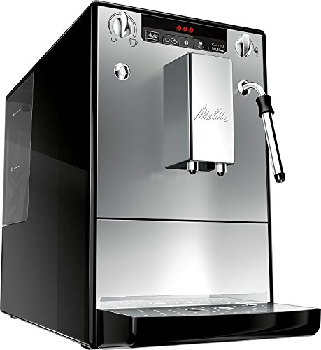 Melitta Solo & Milk - schlanker Kaffeevollautomat mit Milchaufschäumer, Kaffeemaschine mit...