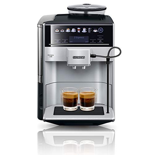 Siemens EQ.6 plus s300 Kaffeevollautomat TE653501DE, Speicherung Profile, Dampf-Reinigung,...
