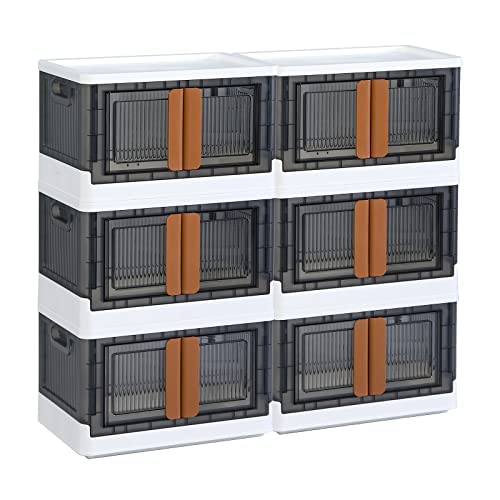 HAIXIN Aufbewahrungsbox mit Deckel, 32L Boxen aufbewahrung ordnungsboxen storage boxes Kisten,...