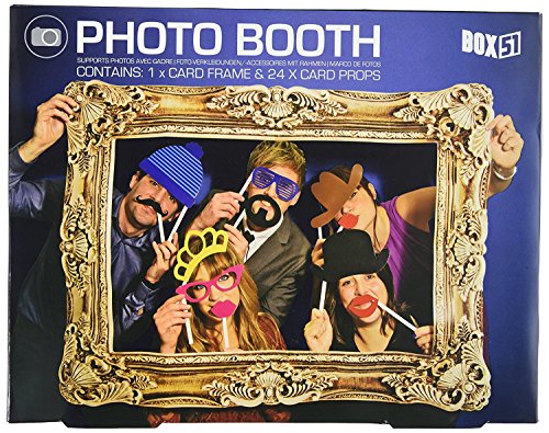 Flashpoint AG Photo Booth / Foto Requisite / XXL Bilderrahmen mit 24 witzigen Accessoires